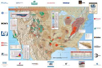 Shale Wall Map | U.S. Shale Map of Unconventional Oil and Natural Gas Plays  – Hart Energy Store