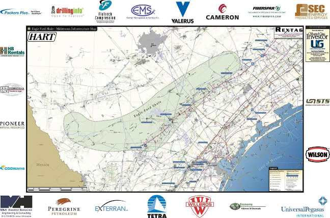 Eagle Ford Pipeline Infrastructure Map