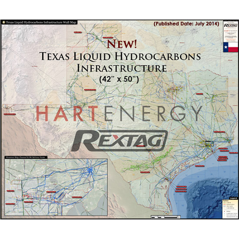 Texas Liquid Hydrocarbons Infrastructure Map