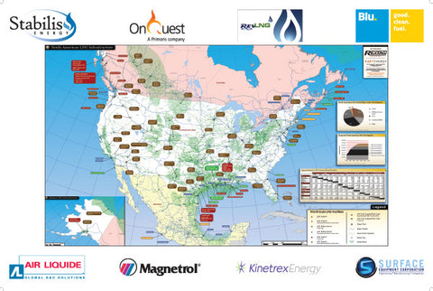 North American LNG Infrastructure Map