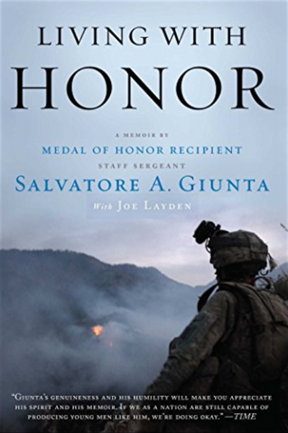 Military autographed book - Living with Honor by Salvatore A. Giunta