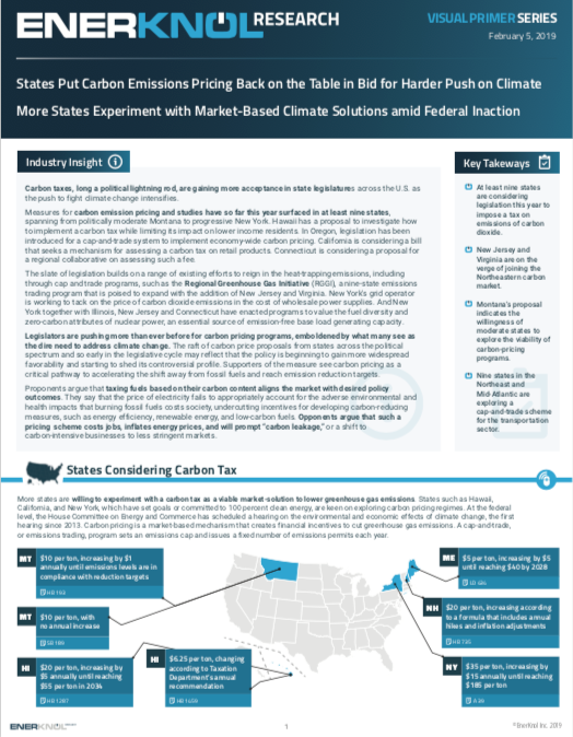 Carbon Emissions Pricing