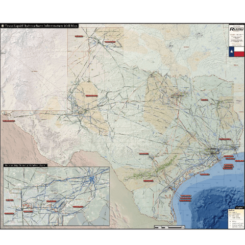 Texas liquids infrastructure map