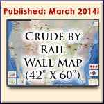 U.S. Crude By Rail Wall Map
